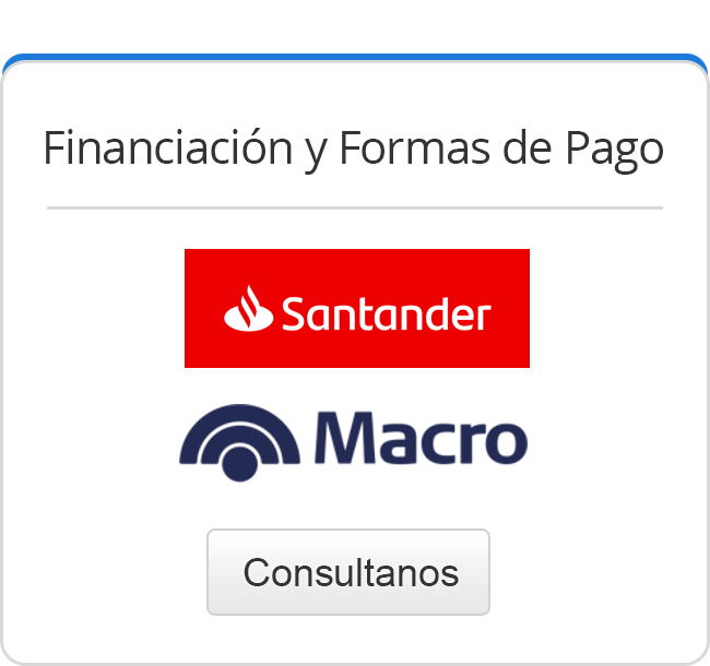 Consulte Financiación y Formas de Pago